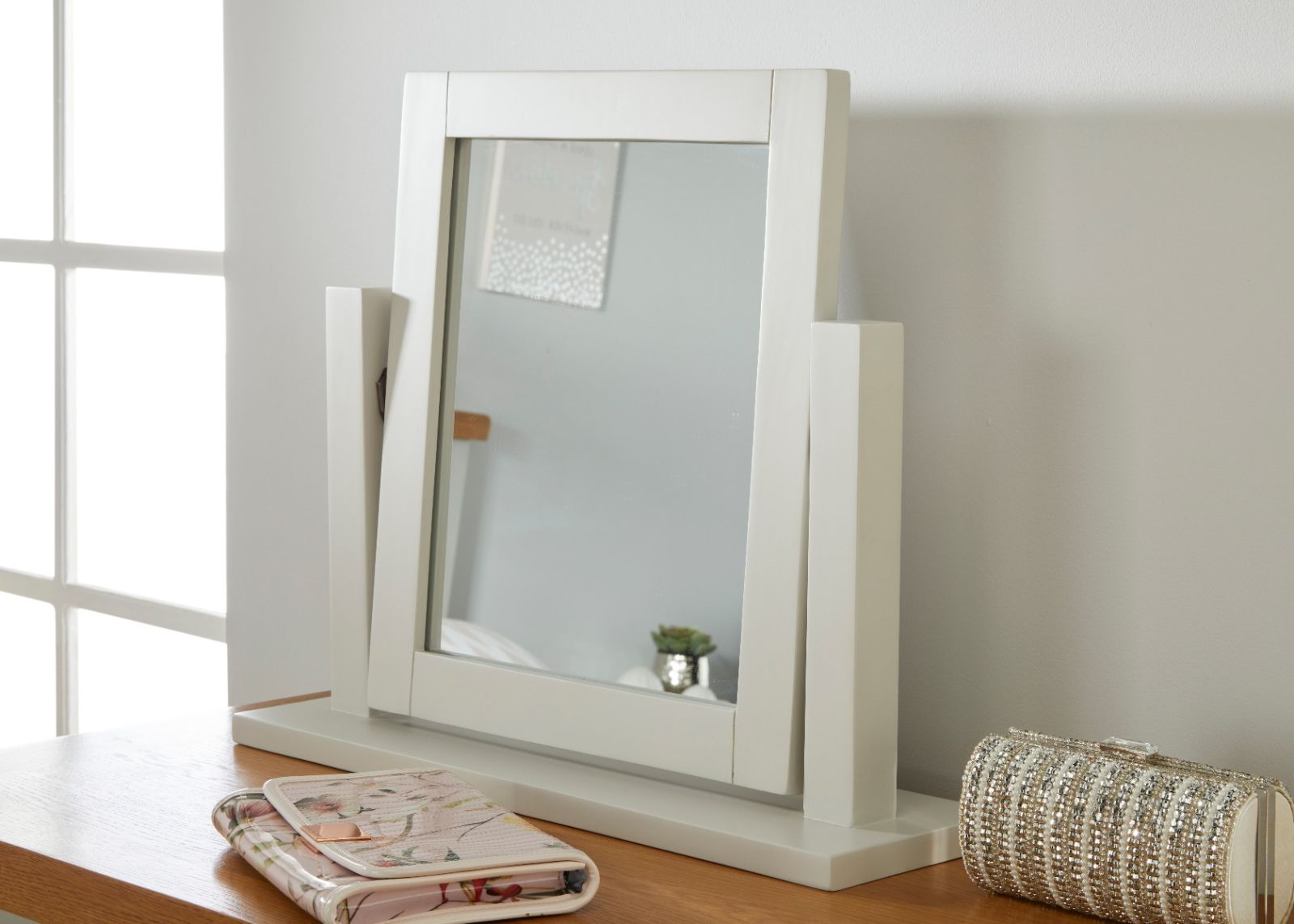 Cheshire Grey Painted Dressing Table Mirror - SUMMER MEGA DEAL Cheshire Grey Painted Dressing Table Mirror - SUMMER MEGA DEAL