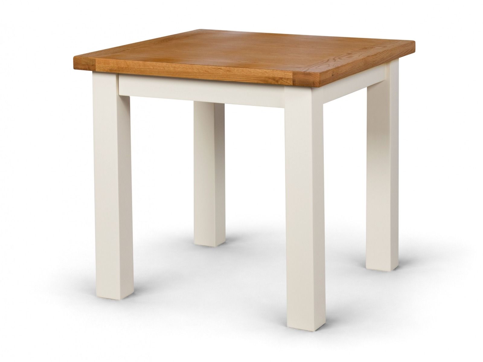 Country Oak 80cm Cream Painted Square Oak Dining Table / Home Office Desk - 20% Off Discount Code FLASH Country Oak 80cm Cream Painted Square Oak Dining Table / Home Office Desk - 20% Off Discount Code FLASH