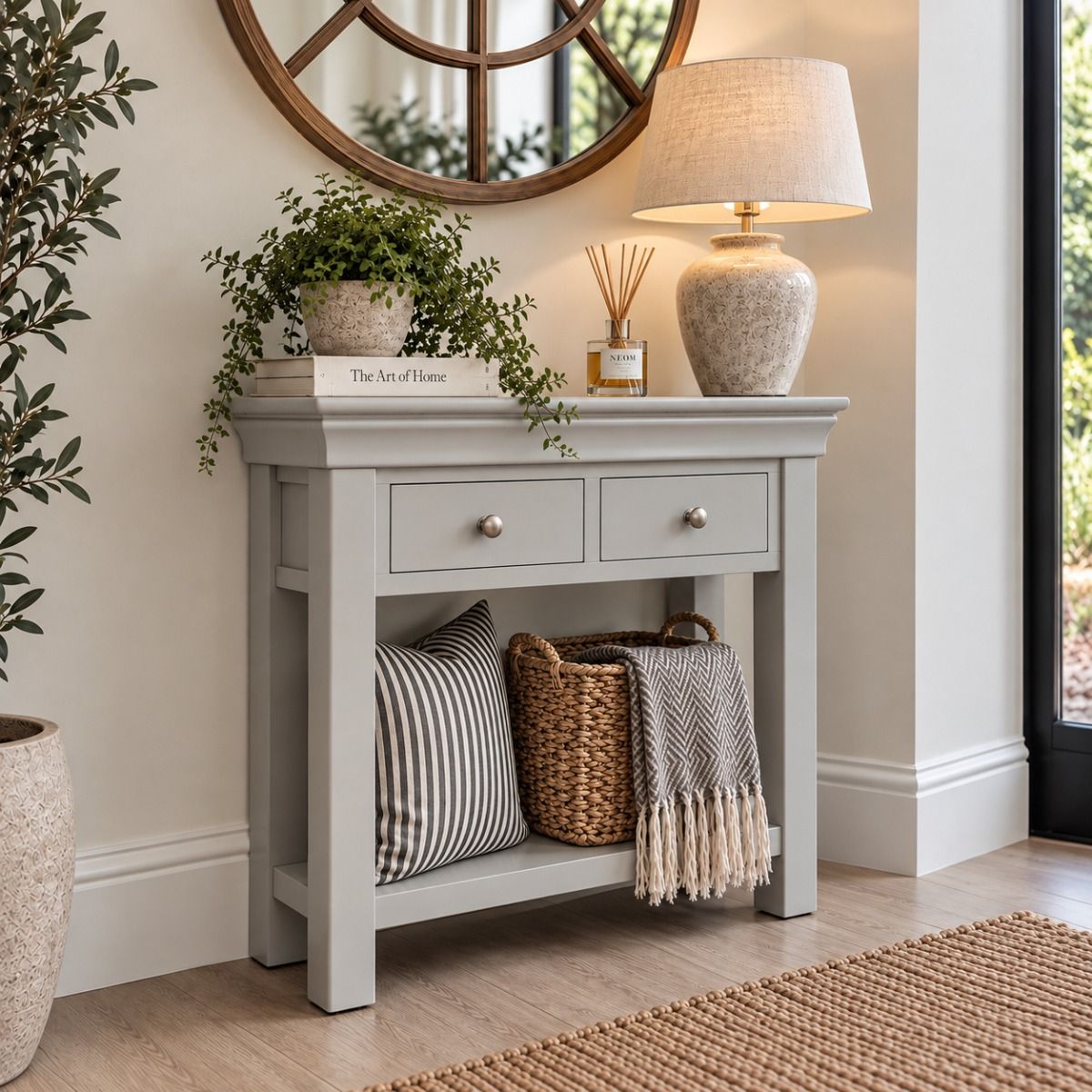 Toulouse Grey Painted Hallway Console Table 2 Drawers - 20% Off Discount Code FLASH Toulouse Grey Painted Hallway Console Table 2 Drawers - 20% Off Discount Code FLASH