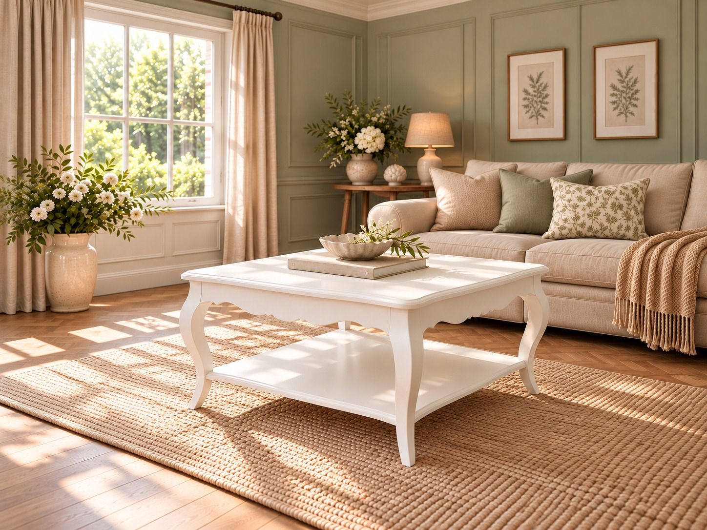 Chamonix 90cm Square White Painted Coffee Table - Fully Assembled - 10% OFF AUTUMN SALE Chamonix 90cm Square White Painted Coffee Table - Fully Assembled - 10% OFF AUTUMN SALE