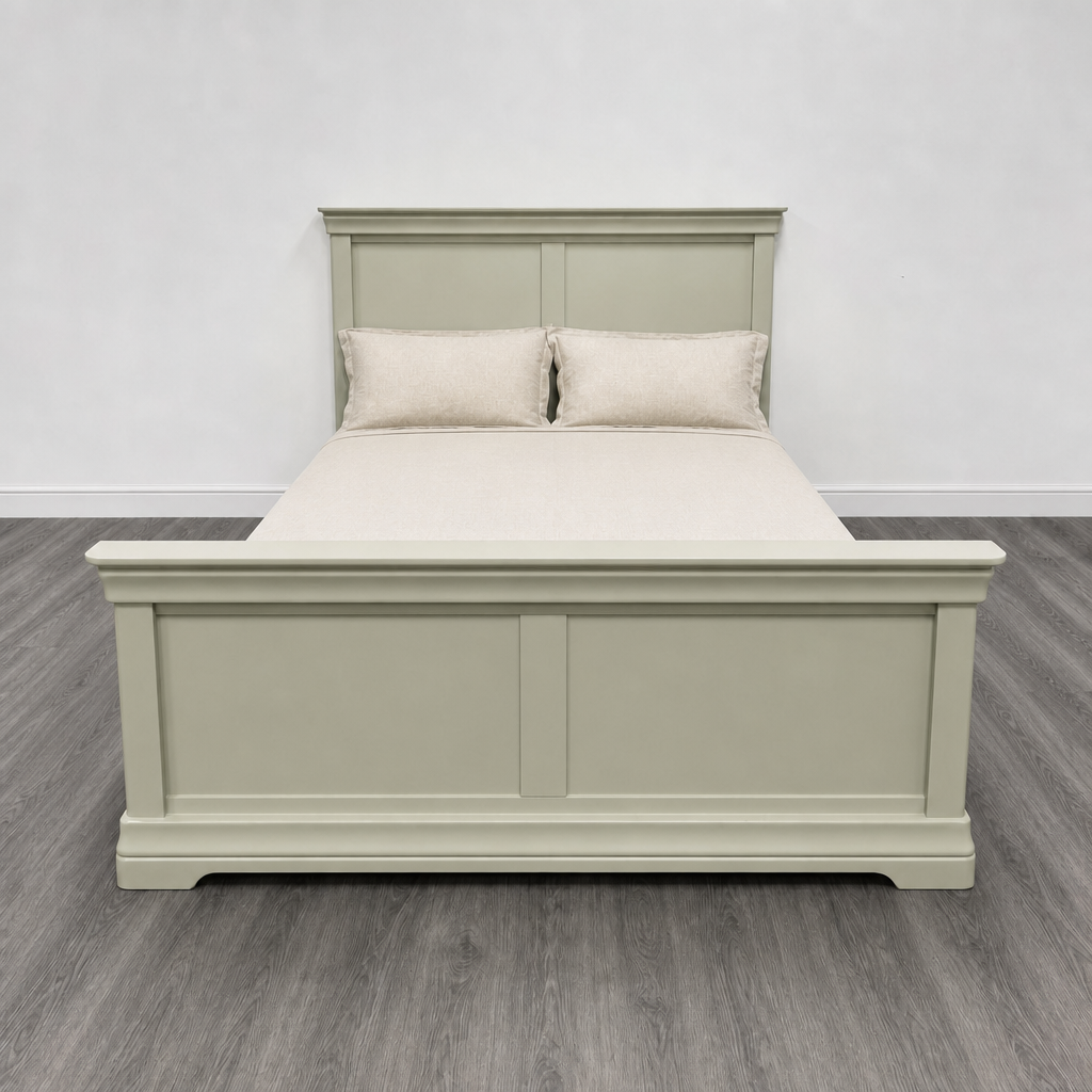 Heritage Grey Painted Double Bed - SPECIAL OFFER Heritage Grey Painted Double Bed - SPECIAL OFFER