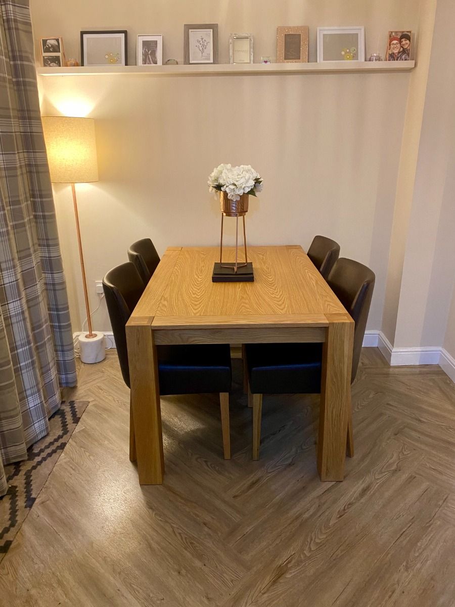 Cambridge 140cm Oak Dining Table - Spring sale