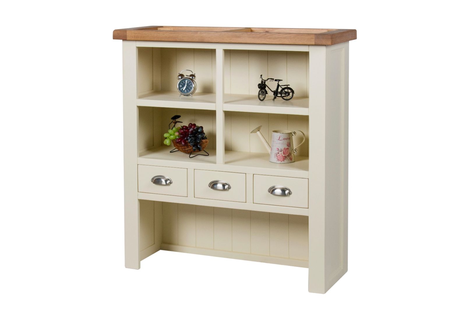 Country Cottage Cream Painted Hutch Unit for combining with sideboard