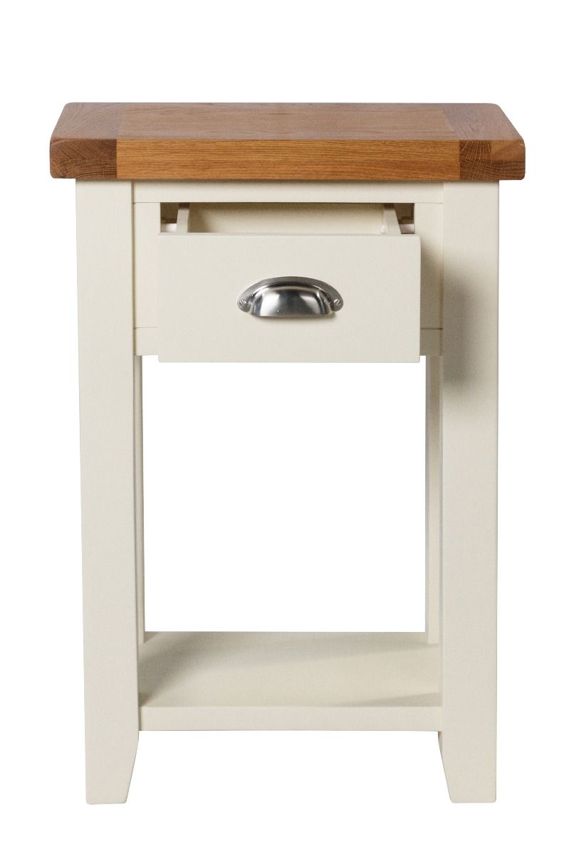 Cream telephone table hot sale