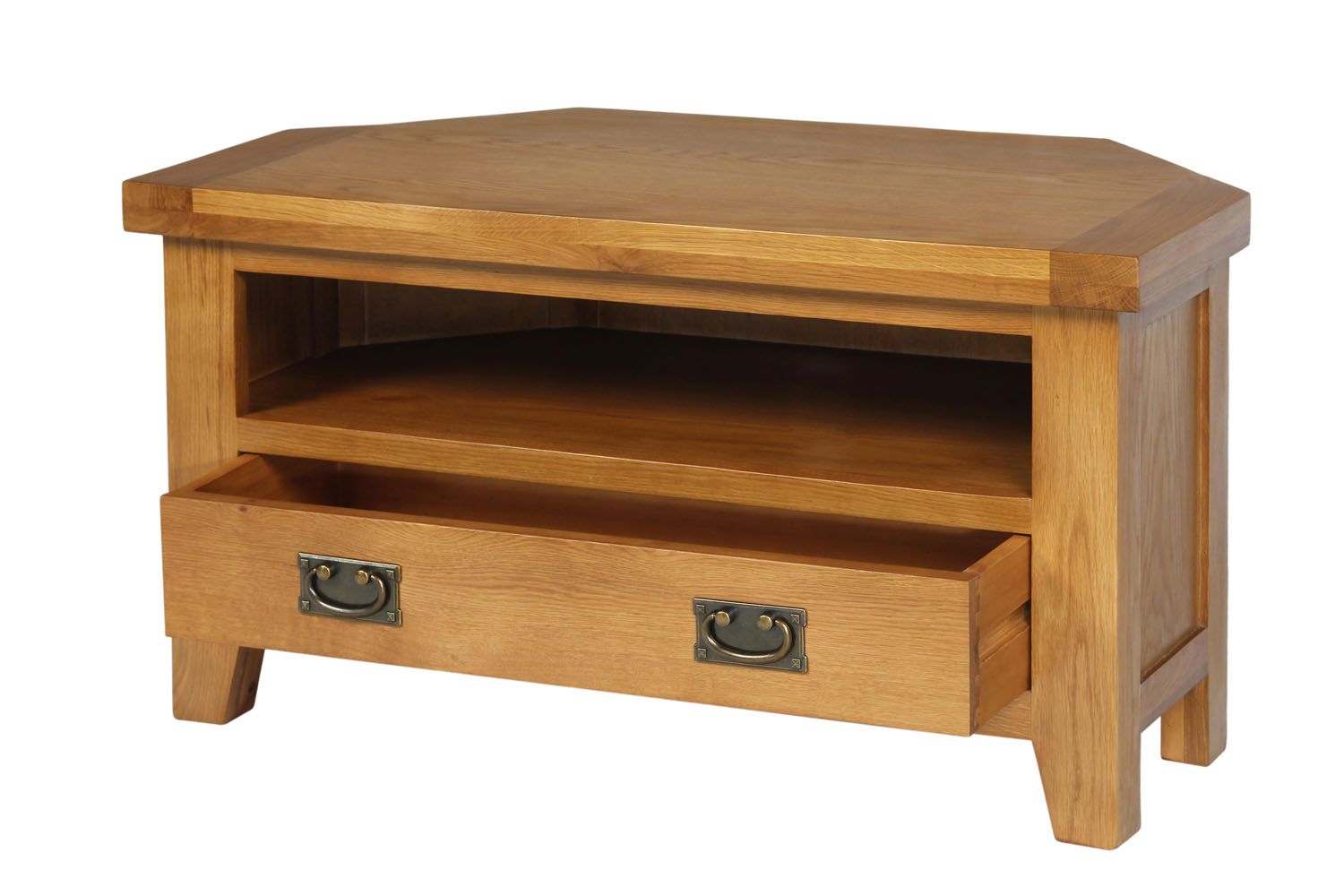 Wooden corner tv unit on sale for 55 inch tv
