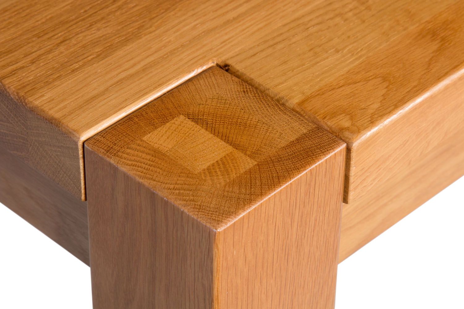 Chunky oak hot sale table