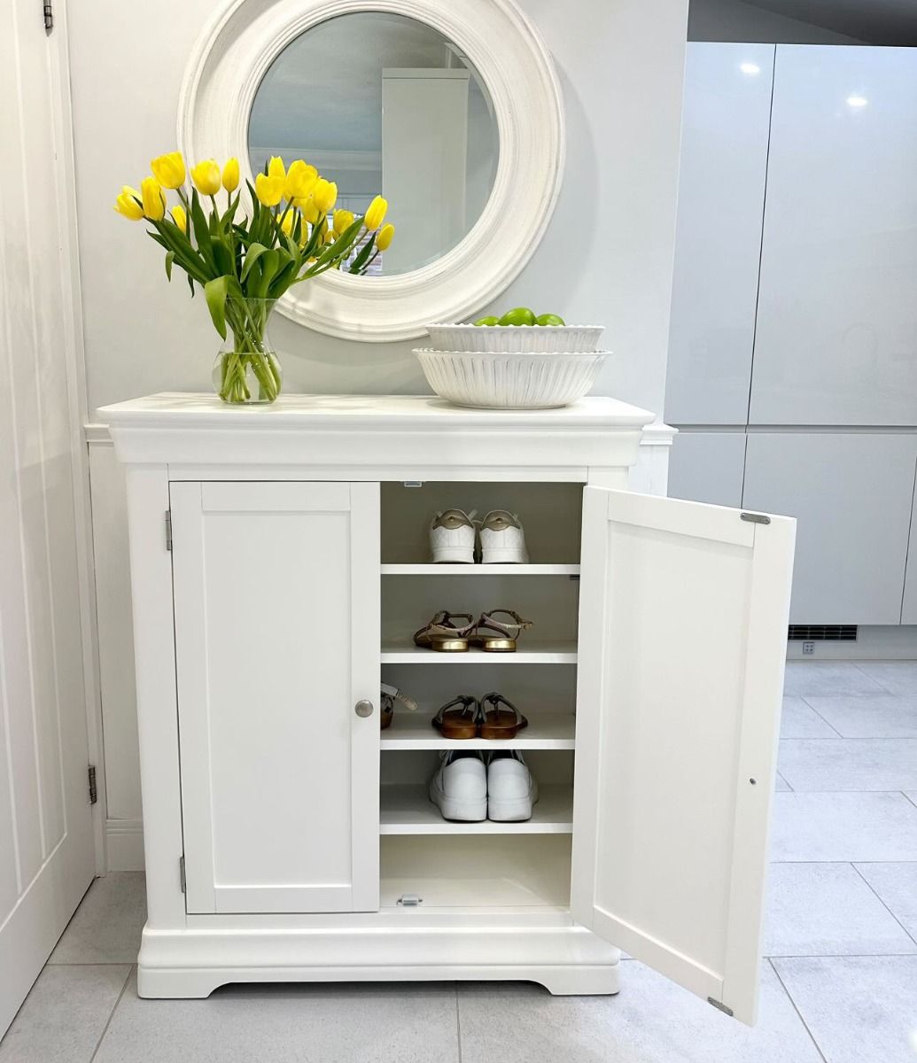 Painted shoe rack on sale