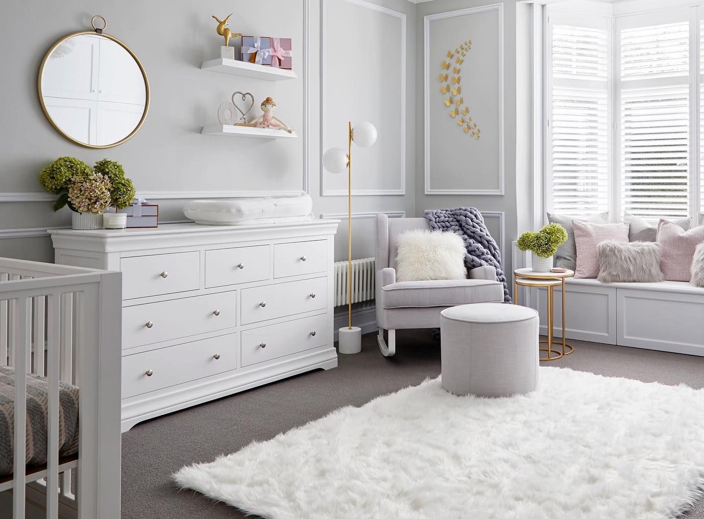 Fully assembled sale nursery furniture