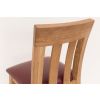 Billy Solid Oak Tall Kitchen Stool with Red Leather Pad - £30 OFF FLASH SALE - 19