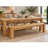 Cambridge 2m Large Wooden Oak Dining Bench - £40 OFF FLASH SALE - 2 Cambridge 2m Large Wooden Oak Dining Bench - £40 OFF FLASH SALE - 2