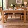 Cambridge 140cm Oak Dining Table - 20% Off Discount Code FLASH - 2