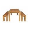 Cambridge 180cm Oak Table & 2 x 180cm Cambridge Benches - 5 Cambridge 180cm Oak Table & 2 x 180cm Cambridge Benches - 5