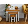 Cheshire Grey Painted Nest of 3 Tables - SUMMER SALE - 3 Cheshire Grey Painted Nest of 3 Tables - SUMMER SALE - 3