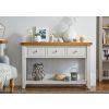 Cheshire Grey Painted 3 Drawer Large Assembled Console Table - £70 OFF SUMMER SALE - 3 Cheshire Grey Painted 3 Drawer Large Assembled Console Table - £70 OFF SUMMER SALE - 3