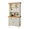 Country Cottage Cream Painted 100cm Buffet and Hutch Dresser Display Unit - SUMMER SALE - 4 Country Cottage Cream Painted 100cm Buffet and Hutch Dresser Display Unit - SUMMER SALE - 4