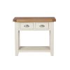 Country Cottage Cream Painted 2 Drawer Console Table with Drawers - £50 OFF SUMMER SALE - 7