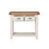 Country Cottage Cream Painted 2 Drawer Console Table with Drawers - £50 OFF SUMMER SALE - 9