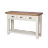 Country Cottage Cream Painted 3 Drawer Assembled Console Table - £60 OFF SUMMER SALE - 3 Country Cottage Cream Painted 3 Drawer Assembled Console Table - £60 OFF SUMMER SALE - 3