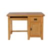 Country Oak Single Pedestal Computer Home Office Desk - SUMMER SALE - 9