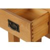 Country Oak Single Pedestal Computer Home Office Desk - SUMMER SALE - 6
