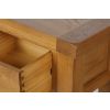 Country Oak Single Pedestal Computer Home Office Desk - SUMMER SALE - 10