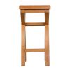 Country Oak Cross Leg Solid Oak Kitchen Stool - SUMMER SALE - 6 Country Oak Cross Leg Solid Oak Kitchen Stool - SUMMER SALE - 6