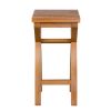 Country Oak Cross Leg Solid Oak Kitchen Stool - SUMMER SALE - 7 Country Oak Cross Leg Solid Oak Kitchen Stool - SUMMER SALE - 7