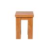 Country Oak 35cm Chunky Square Small Oak Bench Stool - SUMMER SALE - 7