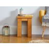Country Oak 35cm Chunky Square Small Oak Bench Stool - SUMMER SALE - 4
