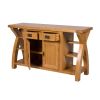 Country Oak 150cm Cross Leg Assembled Oak Sideboard - SUMMER SALE - 10 Country Oak 150cm Cross Leg Assembled Oak Sideboard - SUMMER SALE - 10