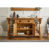 Country Oak 150cm Cross Leg Assembled Oak Sideboard - SUMMER SALE - 3 Country Oak 150cm Cross Leg Assembled Oak Sideboard - SUMMER SALE - 3
