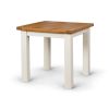 Country Oak 80cm Cream Painted Square Oak Dining Table / Home Office Desk - 20% Off Discount Code FLASH - 2 Country Oak 80cm Cream Painted Square Oak Dining Table / Home Office Desk - 20% Off Discount Code FLASH - 2