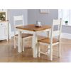 Country Oak 80cm Cream Painted Square Oak Dining Table / Home Office Desk - 20% Off Discount Code FLASH - 4 Country Oak 80cm Cream Painted Square Oak Dining Table / Home Office Desk - 20% Off Discount Code FLASH - 4