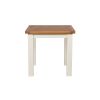 Country Oak 80cm Cream Painted Square Oak Dining Table / Desk - 10% OFF SUMMER SALE - 7
