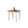Country Oak 80cm Cream Painted Square Oak Dining Table / Desk - 10% OFF SUMMER SALE - 5