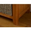 Country Oak Hallway Shoe Storage Bench 2 Wicker Baskets - 25% OFF FLASH SALE - 6 Country Oak Hallway Shoe Storage Bench 2 Wicker Baskets - 25% OFF FLASH SALE - 6