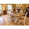 Country Oak Cream Painted 180cm-280cm Cross Leg Extending Dining Table - £100 OFF AUTUMN SALE - 7 Country Oak Cream Painted 180cm-280cm Cross Leg Extending Dining Table - £100 OFF AUTUMN SALE - 7