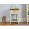 Country Cottage Cream Painted Oak Telephone Table - SUMMER SALE - 3 Country Cottage Cream Painted Oak Telephone Table - SUMMER SALE - 3