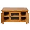 Country Oak TV unit with Glass Front - £50 OFF SUMMER SALE - 8 Country Oak TV unit with Glass Front - £50 OFF SUMMER SALE - 8