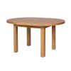 Country Oak 107cm to 145cm Round Extending Table - £60 OFF FLASH SALE - 6 Country Oak 107cm to 145cm Round Extending Table - £60 OFF FLASH SALE - 6