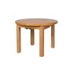 Country Oak 107cm to 145cm Round Extending Table - £60 OFF FLASH SALE - 8 Country Oak 107cm to 145cm Round Extending Table - £60 OFF FLASH SALE - 8