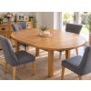 Country Oak 107cm to 145cm Round Extending Dining Table - 20% Off Discount Code FLASH - 2 Country Oak 107cm to 145cm Round Extending Dining Table - 20% Off Discount Code FLASH - 2