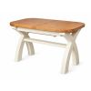 Country Oak Cream Painted 130cm-180cm Cross Leg Extending Dining Table - £50 OFF AUTUMN SALE - 7 Country Oak Cream Painted 130cm-180cm Cross Leg Extending Dining Table - £50 OFF AUTUMN SALE - 7
