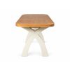 Country Oak Cream Painted 130cm-180cm Cross Leg Extending Dining Table - £50 OFF AUTUMN SALE - 9 Country Oak Cream Painted 130cm-180cm Cross Leg Extending Dining Table - £50 OFF AUTUMN SALE - 9