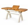 Country Oak Cream Painted 130cm-180cm Cross Leg Extending Dining Table - £50 OFF AUTUMN SALE - 2 Country Oak Cream Painted 130cm-180cm Cross Leg Extending Dining Table - £50 OFF AUTUMN SALE - 2