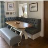 Country Oak 1.3 to 1.8m Cream Painted Extending Dining Table - 20% Off Discount Code FLASH - 5