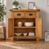 Country Oak Small 80cm Fully Assembled Sideboard - £50 OFF FLASH SALE - 3