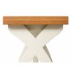 Country Oak 160cm Cream Painted Cross Leg Oak Dining Bench - 10% Off Discount Code SAVE - 9 Country Oak 160cm Cream Painted Cross Leg Oak Dining Bench - 10% Off Discount Code SAVE - 9