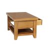 Country Oak Coffee Table with Drawer and Shelf - SUMMER SALE - 10 Country Oak Coffee Table with Drawer and Shelf - SUMMER SALE - 10