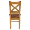 Windermere Cross Back Oak Chair With Timber Seat - 20% Off Discount Code FLASH - 7